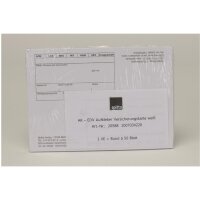 Anschriftblatt weiß Edv -Kv- 50St