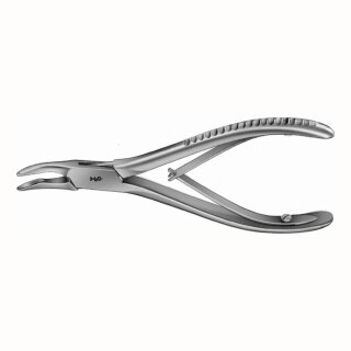 Hohlmeisselzange 3,4/155mm gebogen St