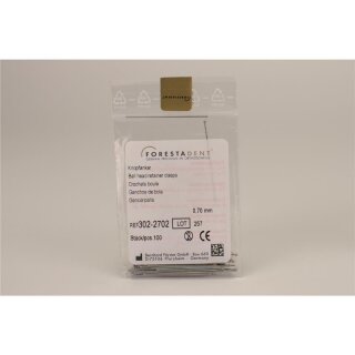 Knopfanker 0,7mm 302-2702  100 St
