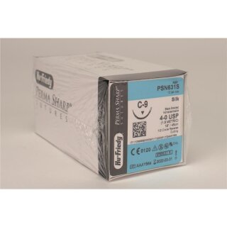 Nahtmaterial Seide 4-0/C-9 Dtz