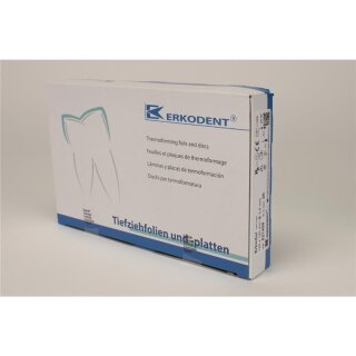 Erkodur 0,8/125x125 klar m. UZF 20St