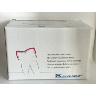 Erkodur 1,5/125x125 klar m. UZF 50St