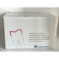 Erkodur 1,5/125x125 klar m. UZF 50St