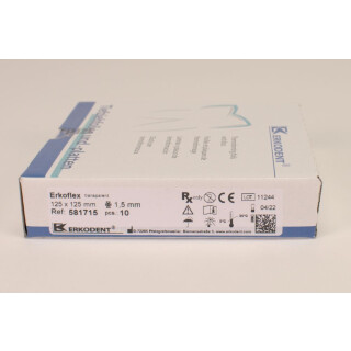 Erkoflex 1,5/125x125mm transpa 10St