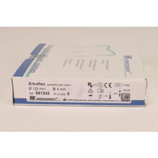 Erkoflex 4,0/120mm grellgelb 5St