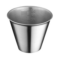 Medizinbecher 50ccm Edelstahl  St