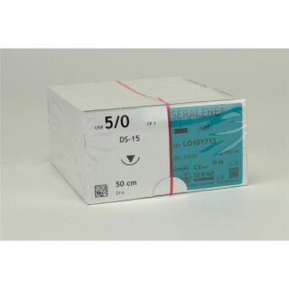 Seralene blau USP 5/0 DS-15 2Dtz