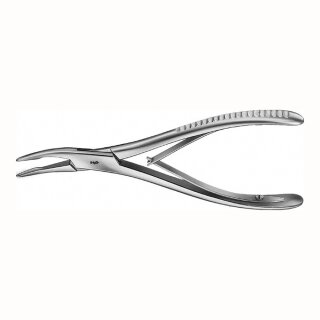 Hohlmeisselzange 3/180mm gebogen St