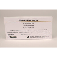 Gusswachs glatt 0,50 15St