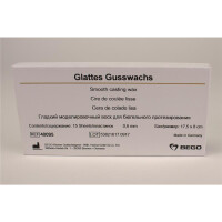 Gusswachs glatt 0,60 15St