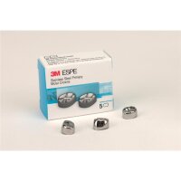 Edelstahlkronen DLL3 5St