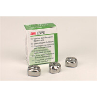 Edelstahlkronen 6UR4  5St