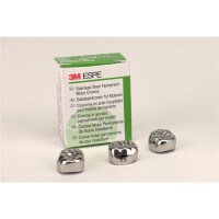 Edelstahlkronen 6LL5  5St