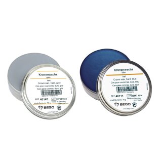 Kronenwachs blau 70g