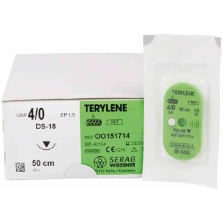 Terylene grün EP1,5 DS-15 4/0 2Dtz