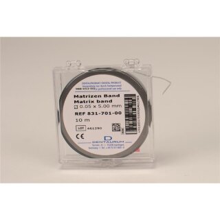 Matrizenband 0,05 X 5,0 mm 10m
