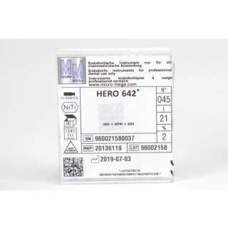 Hero Feilen 642 ISO 45 21mm 2%  6St