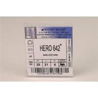 Hero Feilen 642 ISO 25 21mm 6%  6St