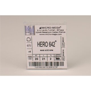 Hero Feilen 642 ISO 20 21mm 2%  6St