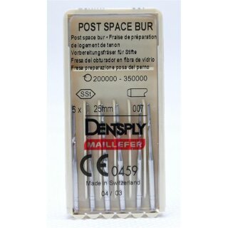 Post Space-Burs Gr. 07 25mm 6St