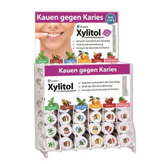 Xylitol Gum Display Zahnpflege 6x12St