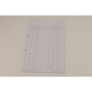 Krankenblatt P1 weiß Seitgel. 100St