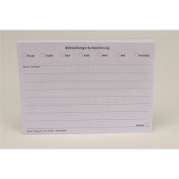 Behandlungsaufzeichnung A6 100St