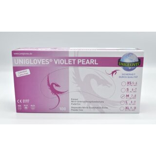 Nitril Violet Pearl M 7-8 100St