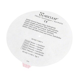 Papierfilter steril rund 190mm 100St