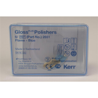 Gloss plus Polierer Flamme 6St