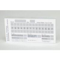 Befundaufkleber DMF Block