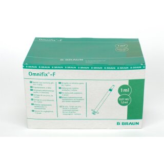Omnifix F 1ml Spritze+Kanüle  100St