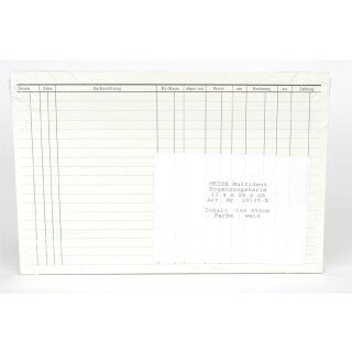 Multident Karten weiß 100 St