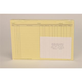 Multident Karten gelb Pa