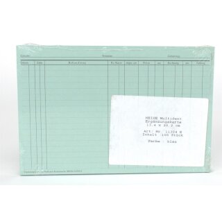 Multident Karten blau  100 St