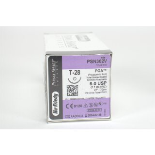 Nahtmaterial PGA 6-0 PSN302V Dtz