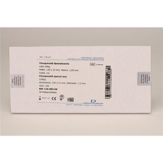 Flexaponalwachs rot 120x15mm 80G