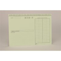Karteikarten Adr. A5-grün 027 200St