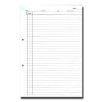 Krankenblatt M1 weiß Seitgel.100St