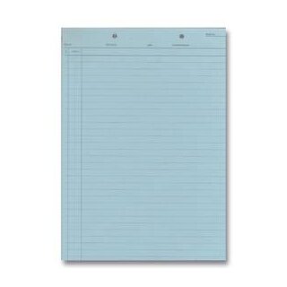 Krankenblatt M1 blau kopfgel. 100St