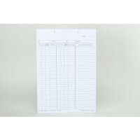 Krankenblatt E weiß kopfgel. 100St