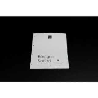 Einlageblatt Röntgen 50St