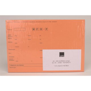 Anschriftaufkleber orange 560 100St