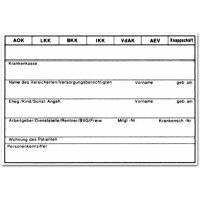 Anschriftblatt weiß Adrema 50St
