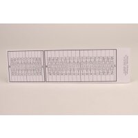 Zahnschema  f. A4 + A5 SK 25St