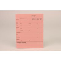 Anschriftblatt rosa A5 504 50St