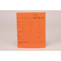 Anschriftblatt orange A5 504 50St