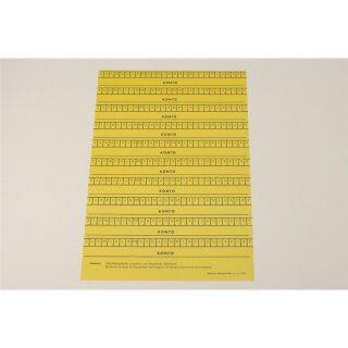 Alphabetblatt A4 gelb sk (f.Adrema A5)St