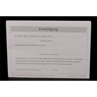 Einwilligung A6 100St