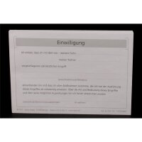 Einwilligung A6 100St